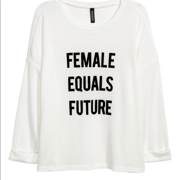 H&M Tops - 🌸 H&M Female Equals Future Sweater
